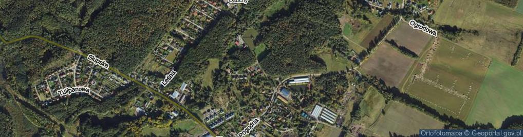 Zdjęcie satelitarne Cicha ul.